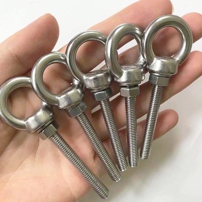 INCH-metersysteem Oogbouten van roestvrij staal M6 Schouder 1/4&quot; x 2&quot; Heavy Duty Oogbouten Schroeven voor het tillen