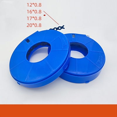 100% QC Geslaagd Hoog Duurzaamheid Geperforeerd Stalen Tape Plastic Gespoten Tape Metaal Wit en Langdurig Performance 12mm Breedte