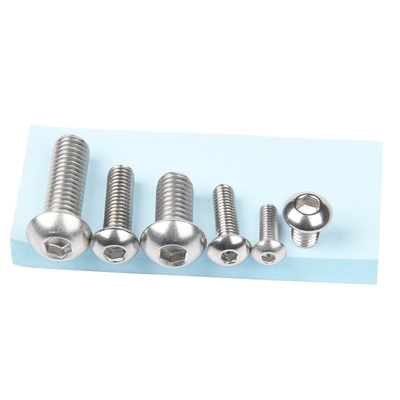 Roestvrij staal 304 316 Hex Socket Pan Head Screw Button Head Screw met Black Oxide Finish in Metric Measurement System