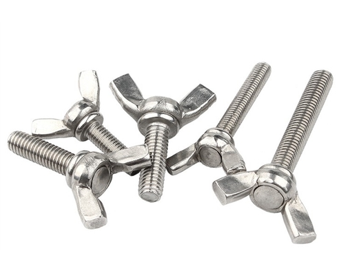 ANSI/ASME-standaard M6 M8 M10 Roestvrij staal vleugelbouten en moeren Corrosiebestendig voor industriële machines