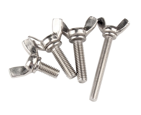 ANSI/ASME-standaard M6 M8 M10 Roestvrij staal vleugelbouten en moeren Corrosiebestendig voor industriële machines