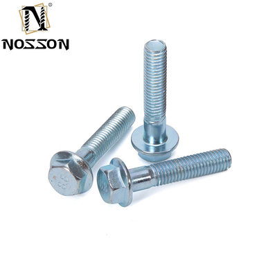 Hoogwaardig A2-70 koolstofstaal 5/16 geflansde hexageleiderbouten volgedaagd 5/16&quot;-18 x 3/4&quot; Klasse 5 voor klantvereisten