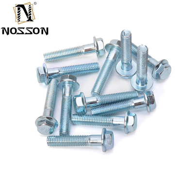 Hoogwaardig A2-70 koolstofstaal 5/16 geflansde hexageleiderbouten volgedaagd 5/16&quot;-18 x 3/4&quot; Klasse 5 voor klantvereisten