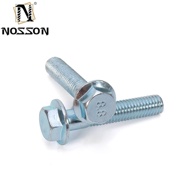 Hoogwaardig A2-70 koolstofstaal 5/16 geflansde hexageleiderbouten volgedaagd 5/16&quot;-18 x 3/4&quot; Klasse 5 voor klantvereisten