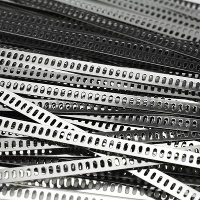 304 roestvrij staal kabelbanden Wrap coated zelfvergrendelende metaal zip banden 9,8 inch voor geavanceerde en aangepaste oplossingen
