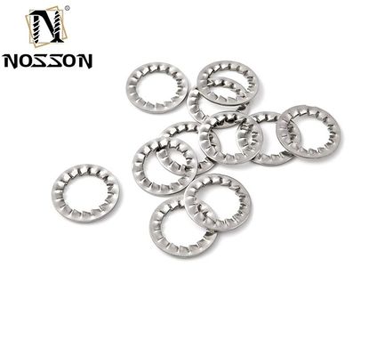 M6 M8 M10 M12M14 M16M18M20M22M24M27m30 Koolstofstaal DIN6798 Externe tandster slot wasmachines voor industriële toepassingen