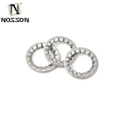 M6 M8 M10 M12M14 M16M18M20M22M24M27m30 Koolstofstaal DIN6798 Externe tandster slot wasmachines voor industriële toepassingen