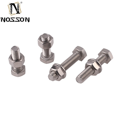 Duurzame M3 M4 M5 M6 M8 M10 M12 M14 M16 M20 Metrische moerbout schroefmachines met een eenvoudige afwerking en een HEX-hoofdstijl