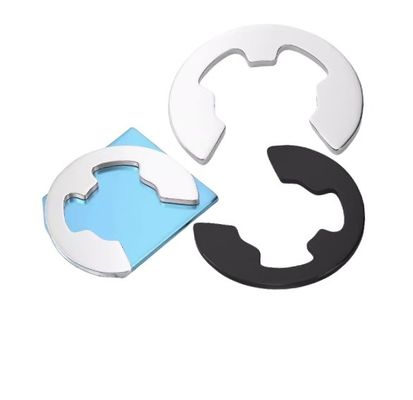 Gezondheidszorg Toepassing Wedge Style Metric Holding Rings Washer For Shaft ZINC Finish Roestvrij staal M4 M5 M6 DIN6799 E Clip