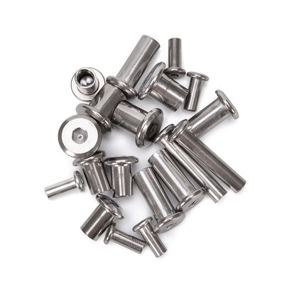 Plain Finish DIN Standard Meubel Joint Connector Nut gegalvaniseerd koolstofstaal Flat Head Hexagon Sleeve Hex Socket