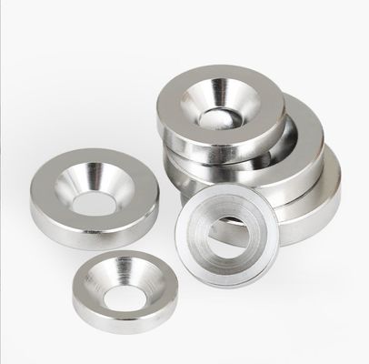 Plain Finish Roestvrij staal 304 Solid Countersunk Cup Washers voor toepassingen in de M3-M30 Bonded Style in ANSI/ASME-norm