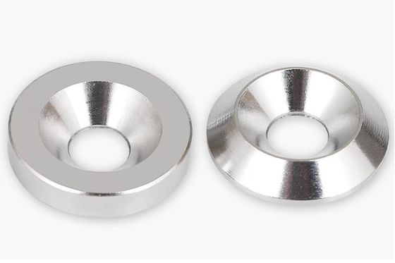 Plain Finish Roestvrij staal 304 Solid Countersunk Cup Washers voor toepassingen in de M3-M30 Bonded Style in ANSI/ASME-norm