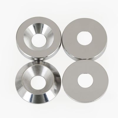 Plain Finish Roestvrij staal 304 Solid Countersunk Cup Washers voor toepassingen in de M3-M30 Bonded Style in ANSI/ASME-norm