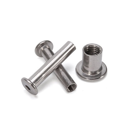 Metrisch ZINK GELED M12 M6 M8 Hex Socket Flat Head Connection Lock Furniture Cap Splint Barrel Nut met Hex Sleutel en Bolt
