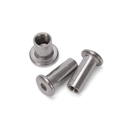 Metrisch ZINK GELED M12 M6 M8 Hex Socket Flat Head Connection Lock Furniture Cap Splint Barrel Nut met Hex Sleutel en Bolt