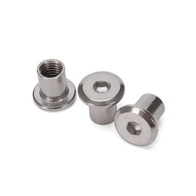 Zinkgeplatte afwerking van meubels Inbrengnoot Hex Socket Head Sleeve Nut Barrel Nut voor mijnbouwmachines en -apparatuur