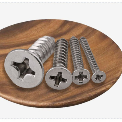 ANSI/ASME Standard SS304 SS316 Roestvrij staal self-tapping dek schroef DIN7982 voor constructie corrosiebestendig