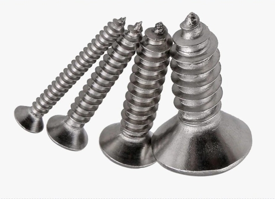 ANSI/ASME Standard SS304 SS316 Roestvrij staal self-tapping dek schroef DIN7982 voor constructie corrosiebestendig
