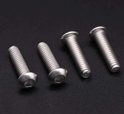 Metrisch meetsysteem 1/4-20 x 1 inch roestvrijstalen pan hoofd stopcontact bouten schroeven 18-8 304 Grade Allen Hex Drive