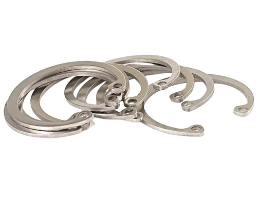 SS304 roestvrijstalen vasthoudingsring voor de vorm van een gat voor de toepassing van buitenste tanden in de detailhandel