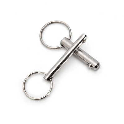 Pin Shaft geladen zuiger met heldere afwerking roestvrij staal snel loslaten bal slot pin en ergonomische drukknop handgreep