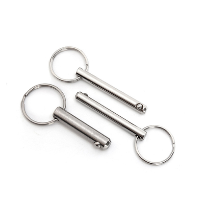Pin Shaft geladen zuiger met heldere afwerking roestvrij staal snel loslaten bal slot pin en ergonomische drukknop handgreep