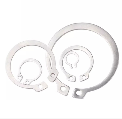 Grootte M3-M27 Mining Application Stainless Steel 304 DIN 471 Circlip Washer Retaining Ring for Shaft Gemaakt van aluminium