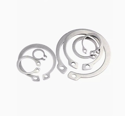 Grootte M3-M27 Mining Application Stainless Steel 304 DIN 471 Circlip Washer Retaining Ring for Shaft Gemaakt van aluminium