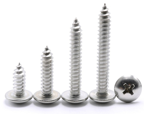 Gegalvaniseerde afwerking van roestvrij staal zelfkoppeling schroef M1.2 M1.4 M1.7 M2 M2.3 M2.6 M3 M3.5 M4 M4.2 M5 M6 voor de bouw