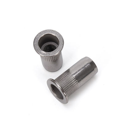 Metrisch meetsysteem Gedrukt insetsnoot voor automobielmeubilair SS304 roestvrij staal M6/M8/M10 Plain Finish