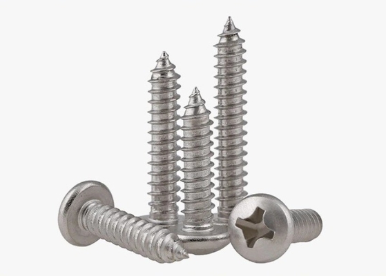 Gegalvaniseerde afwerking van roestvrij staal zelfkoppeling schroef M1.2 M1.4 M1.7 M2 M2.3 M2.6 M3 M3.5 M4 M4.2 M5 M6 voor de bouw