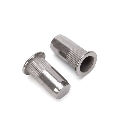 Klasse DIN Standard Open End Knurled Body Insert Rivet Nut M3 M4 M5 M6 M8 M10 M12 SS304 Roestvrij staal A2-70 Zinkgeplatte