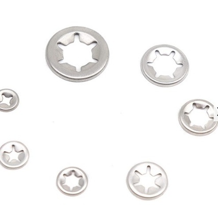 Plain Finish M12 Starlock Washer Interne tandslot voor roestvrij staal 304 Lagerklem en koolstofstaal Standard JIS M12