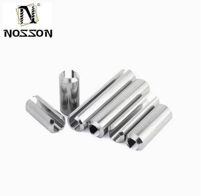 304 roestvrij staal rollen gesloten veer 65Mn elastische Cotter Pin in DIN 1444 norm voor industriële machineonderdelen