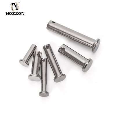 Stoomoxydnitried Afwerking Custom Clevis Pin met kleine kop en Split Pin Hole Roestvrij staal vasthoudende veer R Clip Cotter Pins