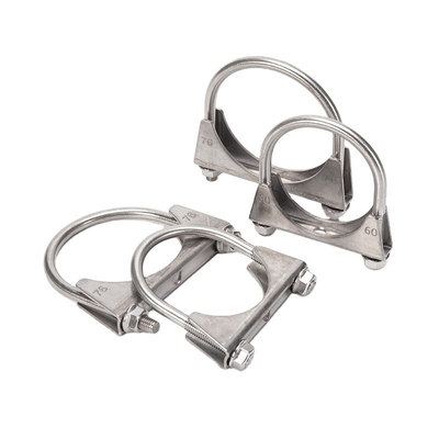 M5 M6 M8 M10 Standaard metrische U-boltpijpklem voor ijzer gegalvaniseerde/roestvrijstalen muffler in de automobielindustrie