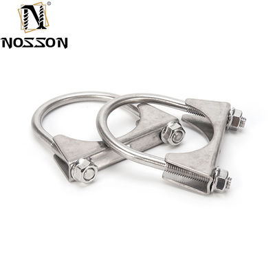 INCH-meetsysteem ANSI/ASME-standaard U-boolt koolstofstaal uitlaatstaalmufflerbuisklemmen voor auto's M5 M6 M8 M10