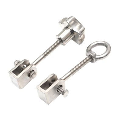 Metersysteem Imperial Inch 304 Roestvrij staal Plum Blossom Handle Schroef Stervormig Handle Rubber Hout Hand Twisted Bolt