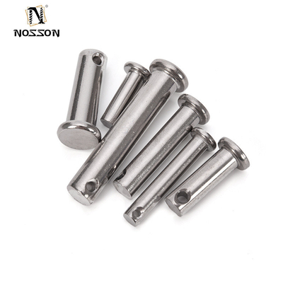 Roestvrij staal Flat Head Safety Lock Clevis Pins met gat en stoomoxydnitride afwerking voor extreme hitte omgevingen