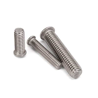 JIS-standaard roestvrij staal 303 304 zelfgeweld staafschroeven met ongecoate aluminiumcoating en heldere afwerking