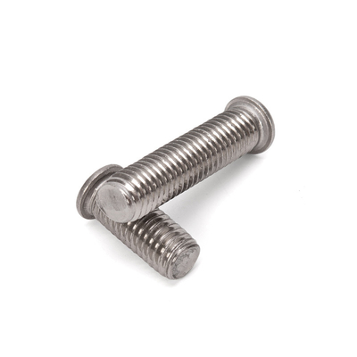 JIS-standaard roestvrij staal 303 304 zelfgeweld staafschroeven met ongecoate aluminiumcoating en heldere afwerking