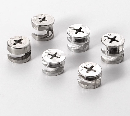 Zinklegering 10 connectoren Plug Mini Fix Cabinet Connector Cam Lock voor snelle en gemakkelijke assemblage