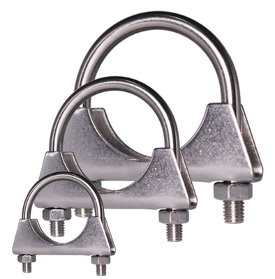 Custom Exhaust System roestvrij staal U Bolt Muffler Clamp met metrisch meetsysteem Standard en Standard