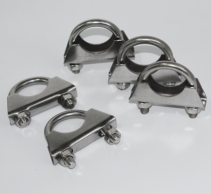 Custom Exhaust System roestvrij staal U Bolt Muffler Clamp met metrisch meetsysteem Standard en Standard