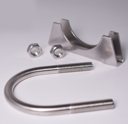 Custom Exhaust System roestvrij staal U Bolt Muffler Clamp met metrisch meetsysteem Standard en Standard
