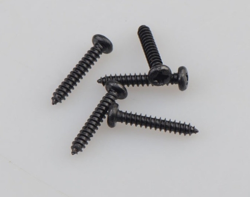 ALLOY Natuurlijke kleur 450pcs M3 Carbon Steel Zwart PA Kruis Pan Hoofd Ronde Hoofd Zelf Tapping Schroef Combinatie Set assortiment Kit