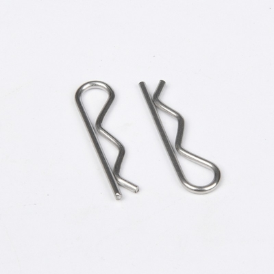 304 316 A2 A4 Roestvrij staal Stoomoxide Nitride Afwerking R-vorm Split Pins Cotter Clips voor de bouw in heldere afwerking