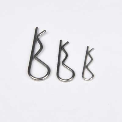 304 316 A2 A4 Roestvrij staal Stoomoxide Nitride Afwerking R-vorm Split Pins Cotter Clips voor de bouw in heldere afwerking