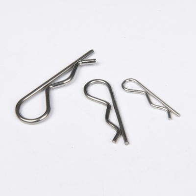 304 316 A2 A4 Roestvrij staal Stoomoxide Nitride Afwerking R-vorm Split Pins Cotter Clips voor de bouw in heldere afwerking