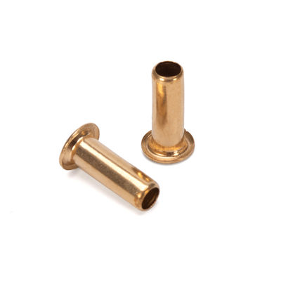 Roestvrij staal messing holle buisvormige rivet DIN7340 met heldere afwerking JIS standaard ongecoat